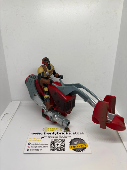 1996 Star Wars Shadows of the Empire SWOOP Bike/Trooper FRENLY BRICKS - Open 7 Days