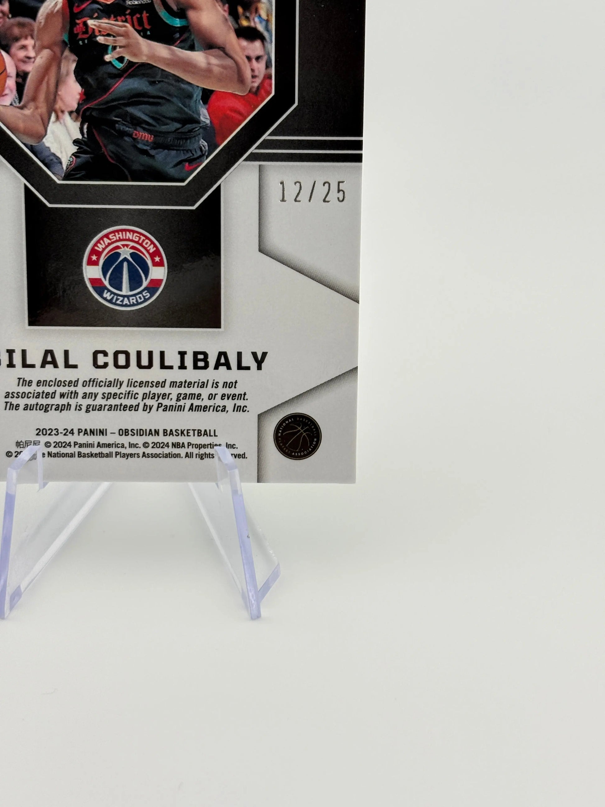 2023-24 Panini Obsidian Bilal Coulibaly Auto Patch RC Electric Etch Green /25 RPA FRENLY BRICKS - Open 7 Days