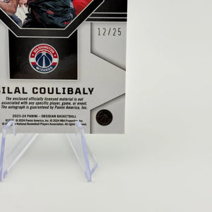 2023-24 Panini Obsidian Bilal Coulibaly Auto Patch RC Electric Etch Green /25 RPA FRENLY BRICKS - Open 7 Days