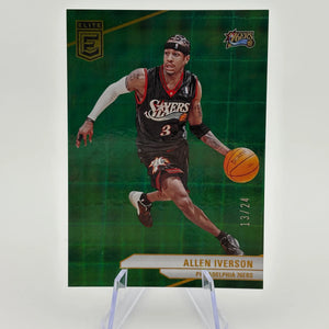 2023-24 Panini Donruss Elite Basketball Allen Iverson 13/24 International Hyper Green FRENLY BRICKS - Open 7 Days