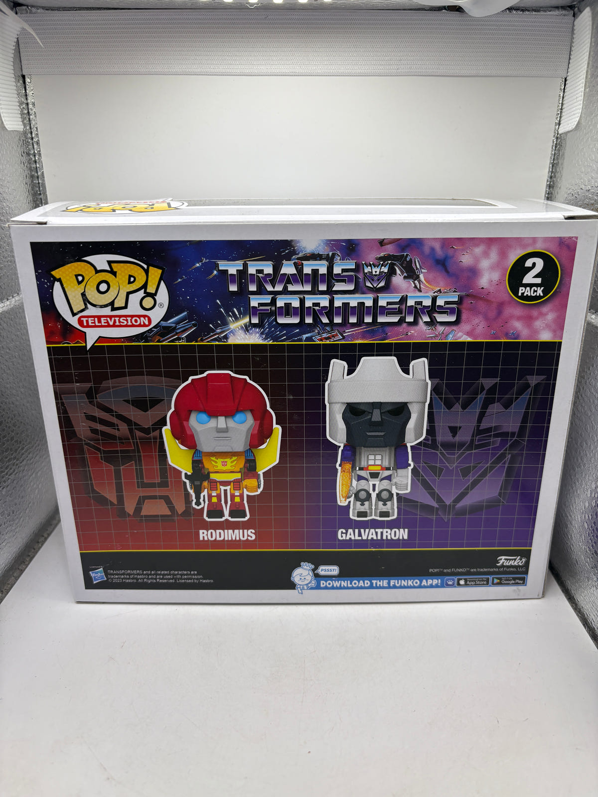 Funko POP! Television Transformers Rodimus & Galvatron 2 Pack 2023 Summer - photo 3 image 3