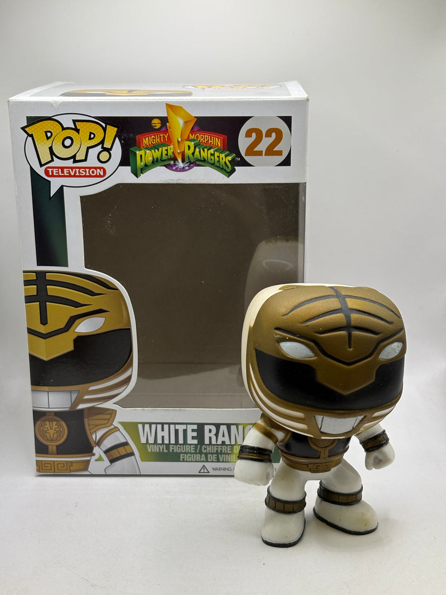 Funko POP! Television Power Rangers #22 White Ranger Vinyl Figure NO MOULD