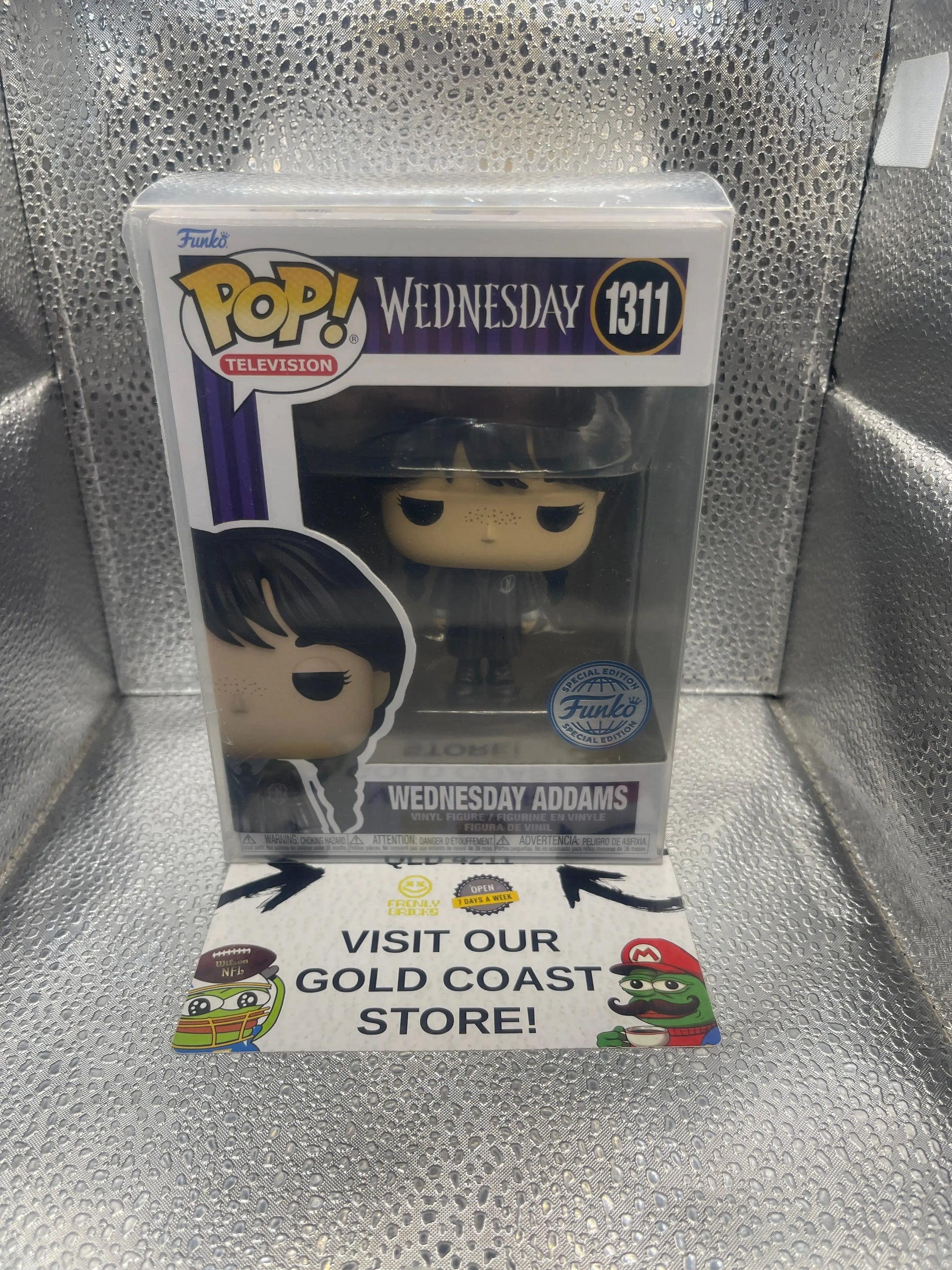 Funko POP! Television Wednesday Addams Metallic Special Edition FRENLY BRICKS - Open 7 Days