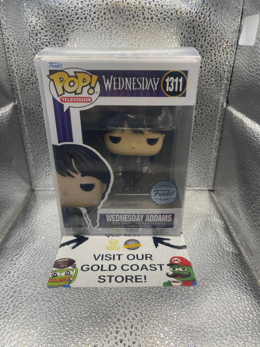 Funko POP! Television Wednesday Addams Metallic Special Edition FRENLY BRICKS - Open 7 Days