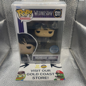Funko POP! Television Wednesday Addams Metallic Special Edition FRENLY BRICKS - Open 7 Days