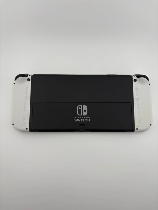 Nintendo Switch OLED MODEL Handheld Complete OOB W/ Charger, Base, 2 Games Lego Movie & Fast Furious FRENLY BRICKS - Open 7 Days