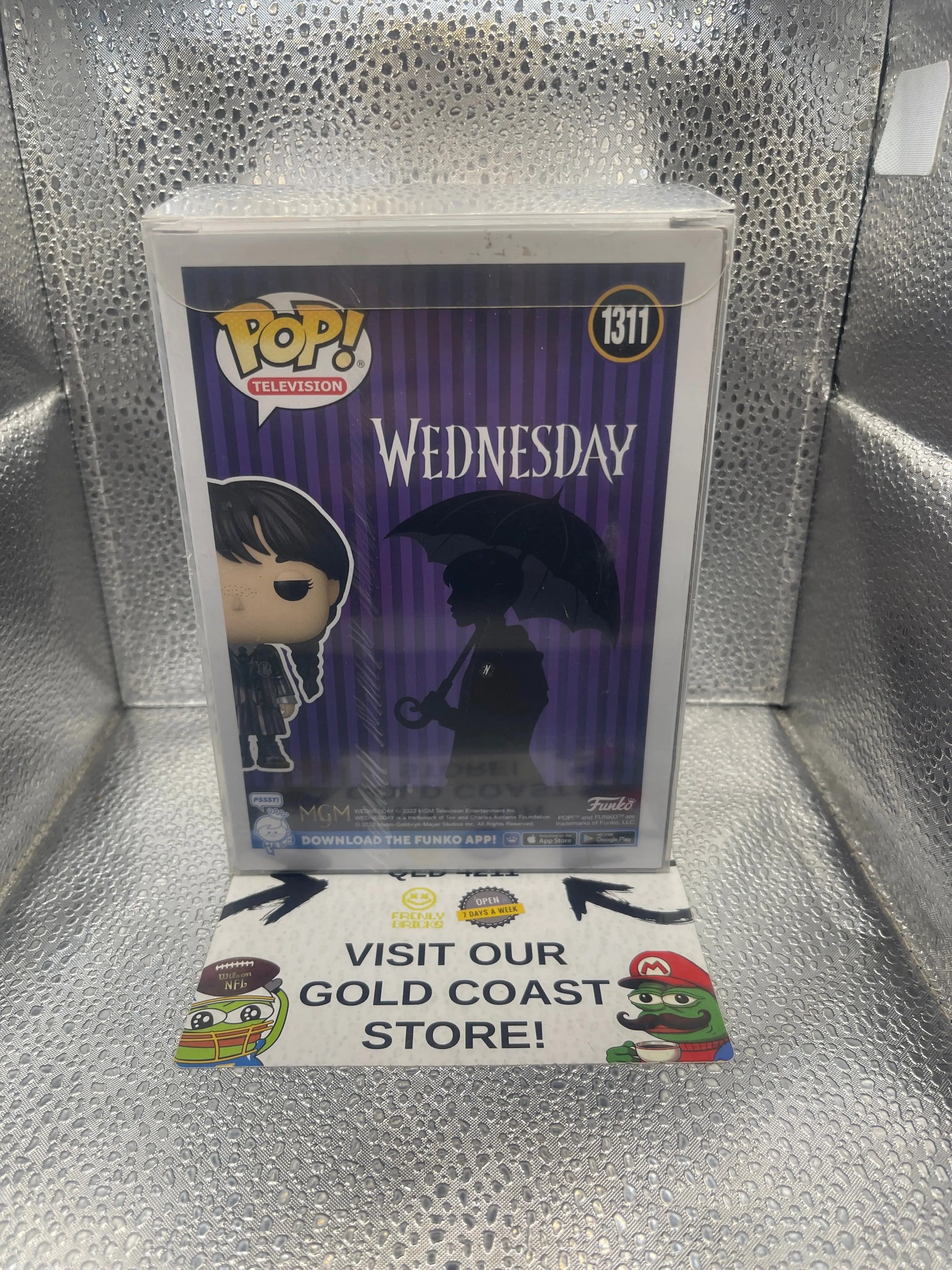 Funko POP! Television Wednesday Addams Metallic Special Edition FRENLY BRICKS - Open 7 Days