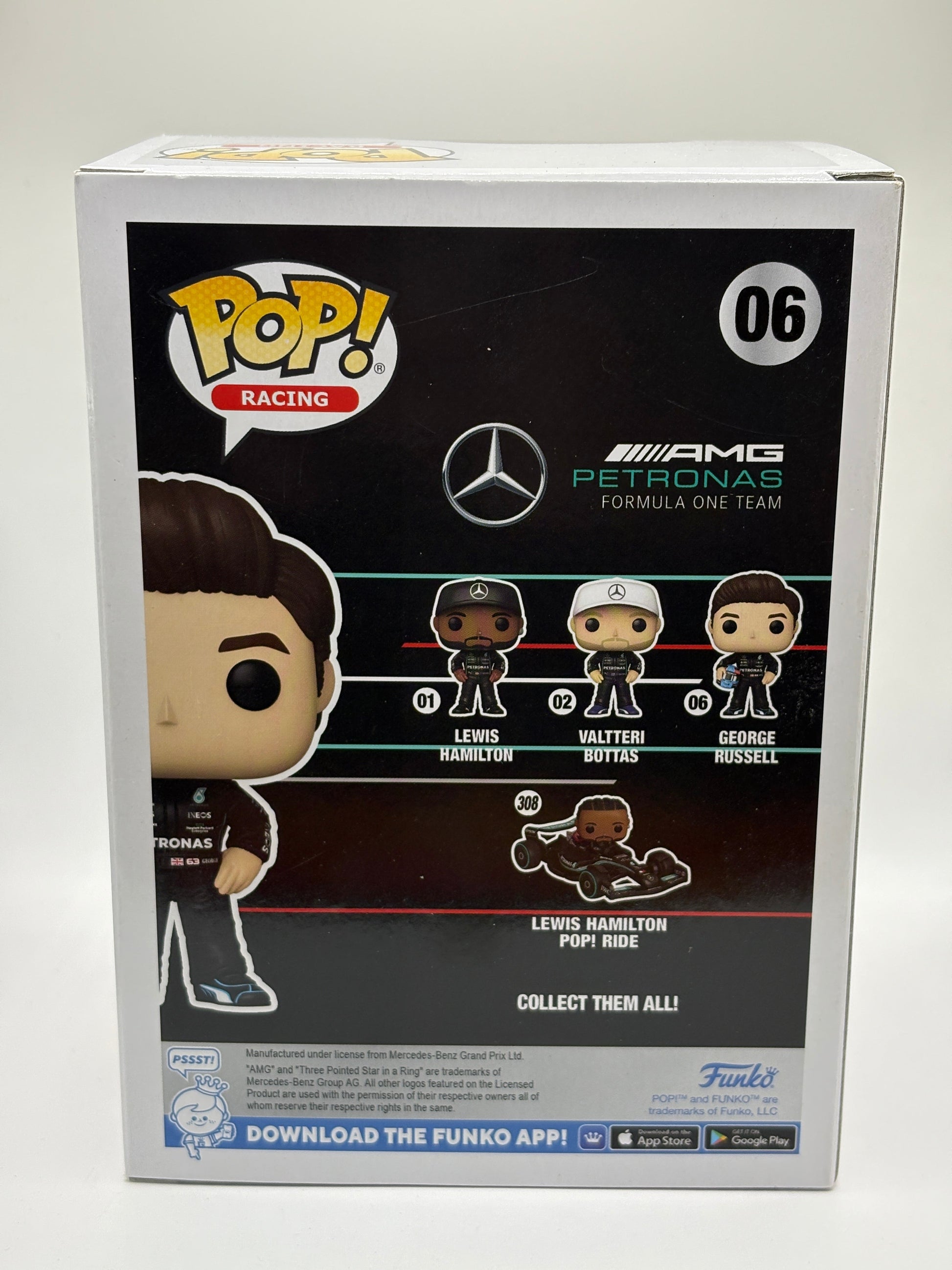 Funko POP! Racing Mercedes AMG Petronas #06 George Russell Special Edition FRENLY BRICKS - Open 7 Days