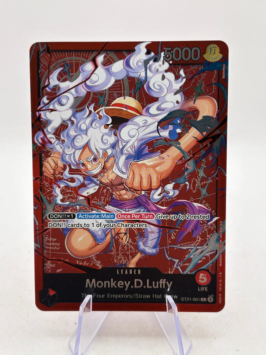 One Piece TCG ST21 - Monkey D Luffy ST21-001 Leader Foil