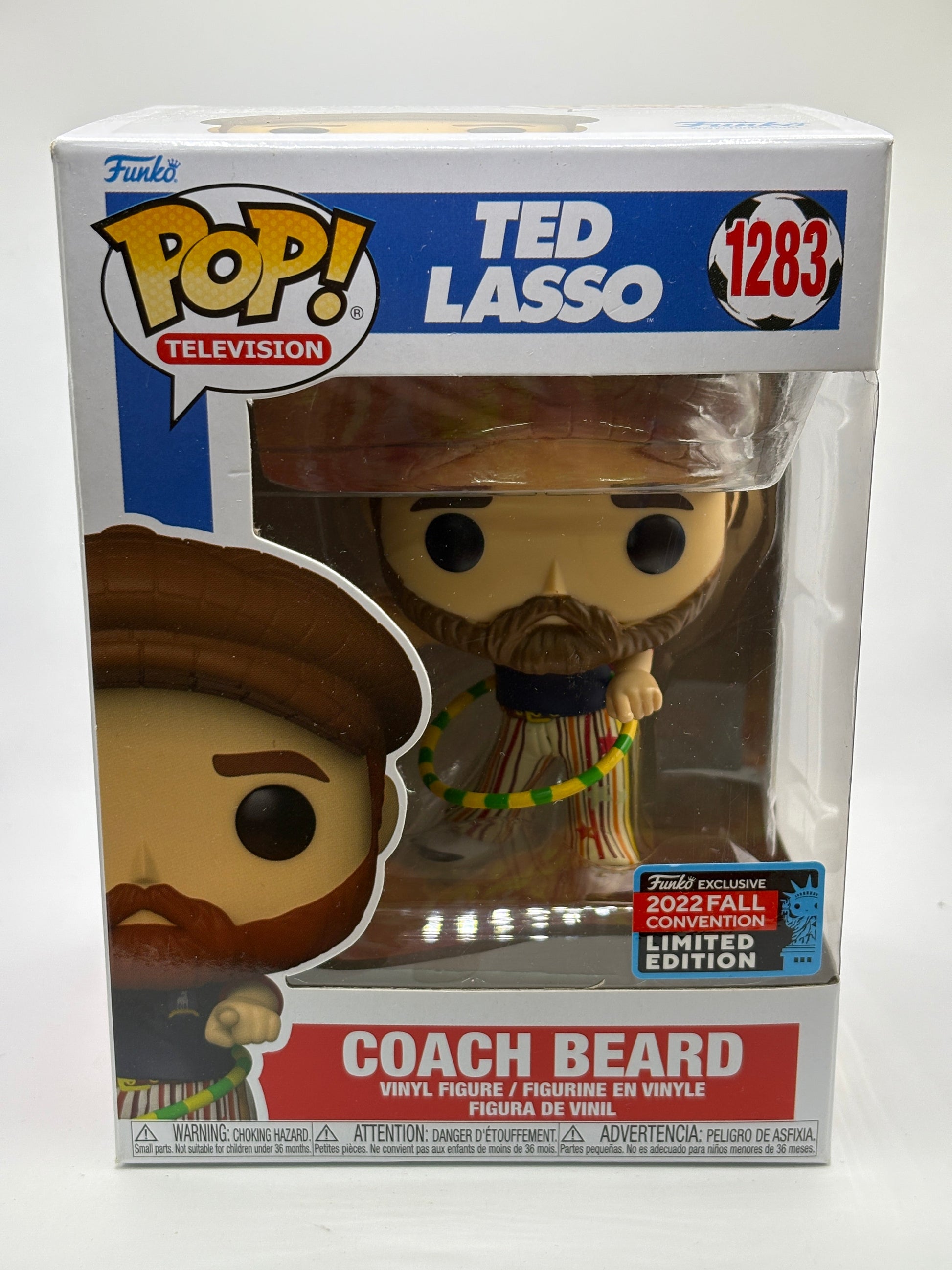 Funko POP! Television Ted Lasso #1283 Coach Beard 2022 Fall Convention FRENLY BRICKS - Open 7 Days