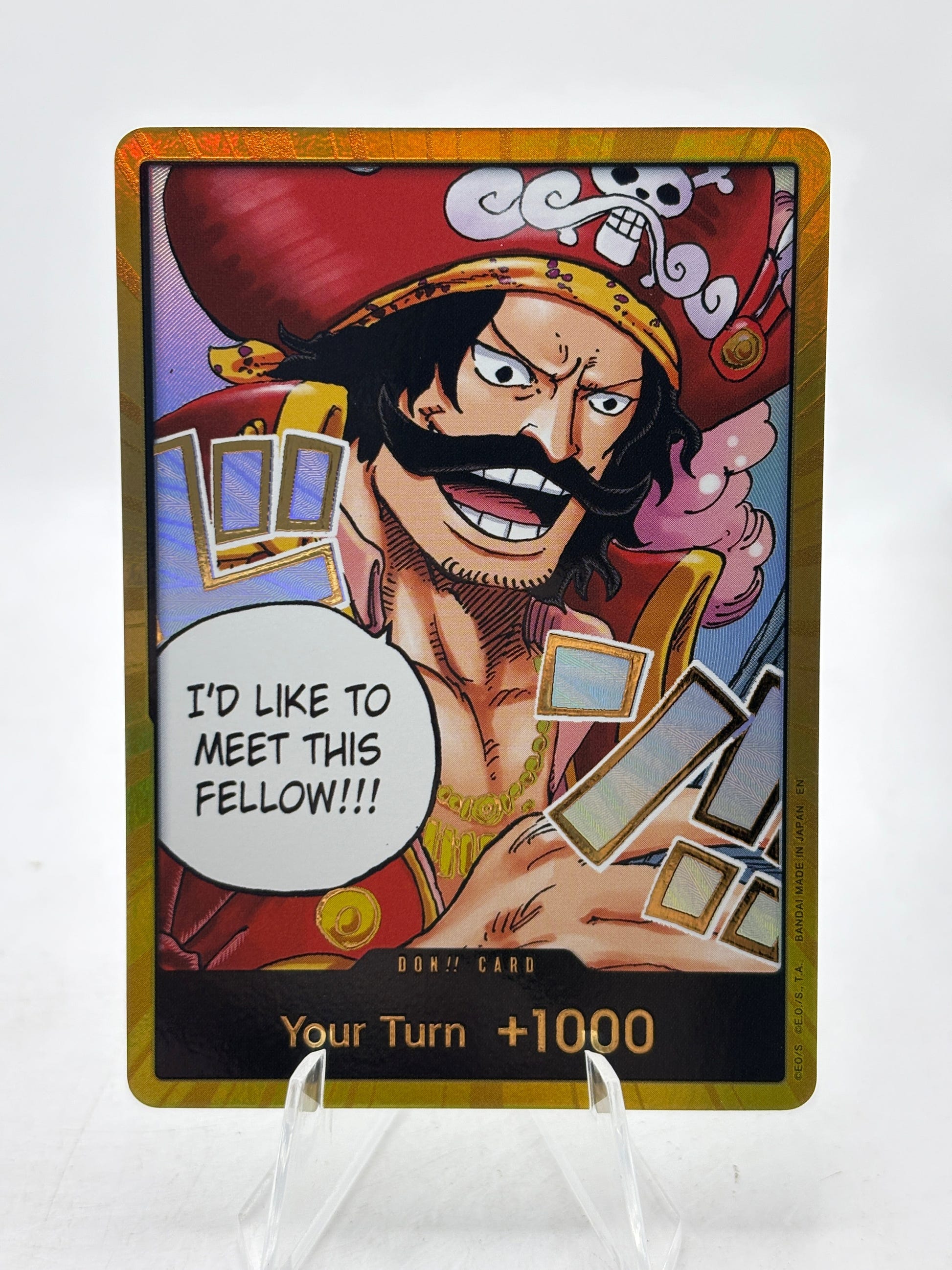 One Piece TCG OP13 - Gold Don !! Card Gol.D.Roger Marker NM FRENLY BRICKS - Open 7 Days image 1