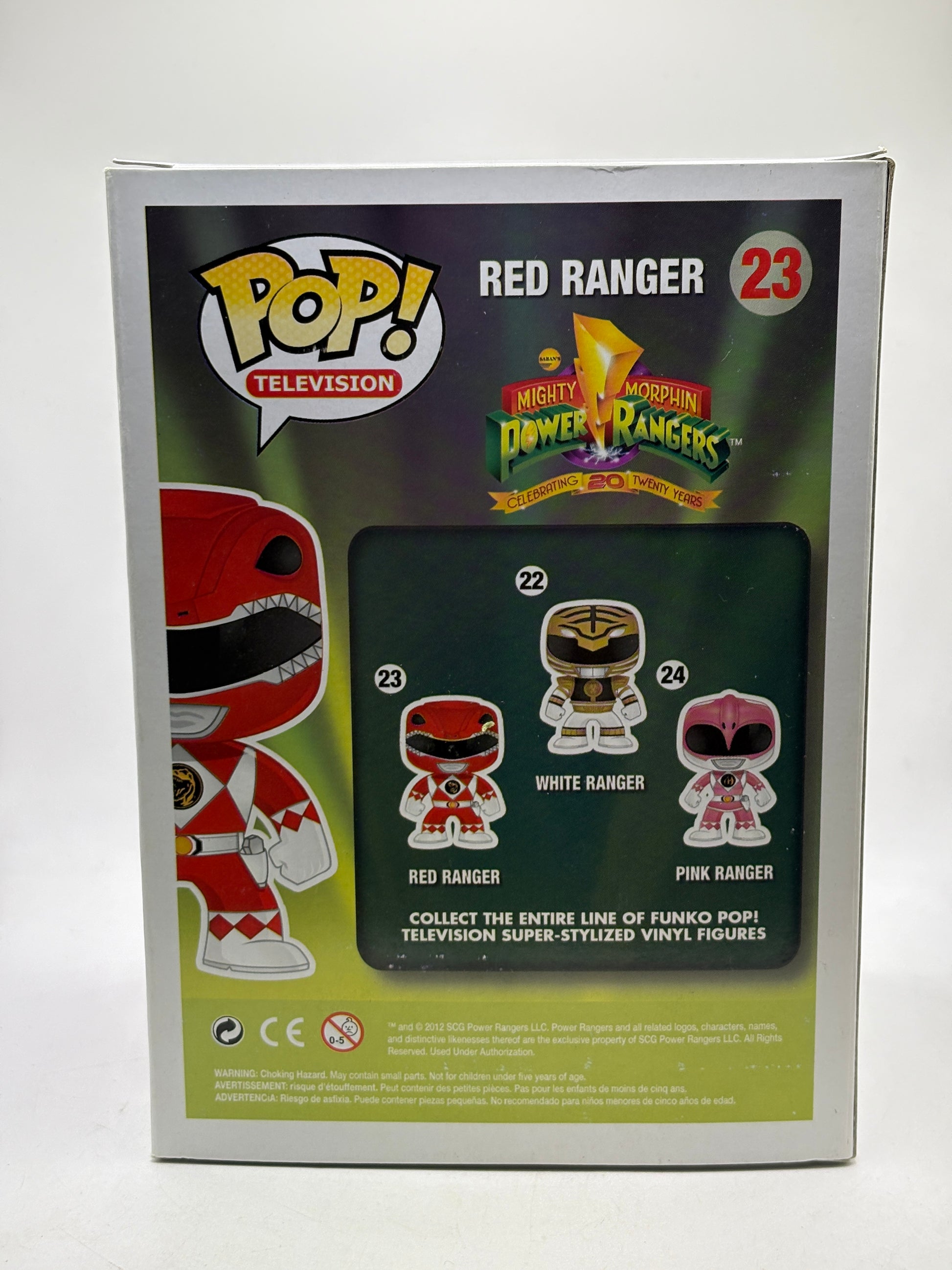 Funko POP! Television Power Rangers #23 Red Ranger NO MOULD image 3