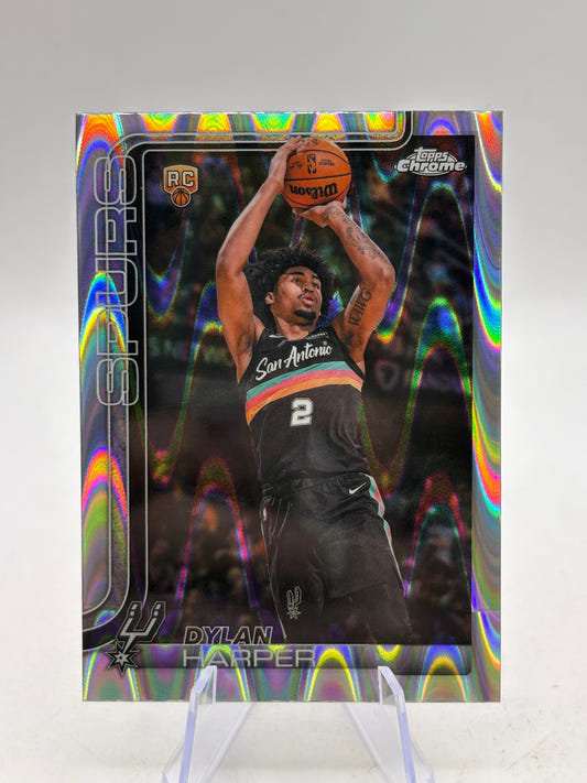 2025-26 Topps Chrome Update Dylan Harper Ray Wave
