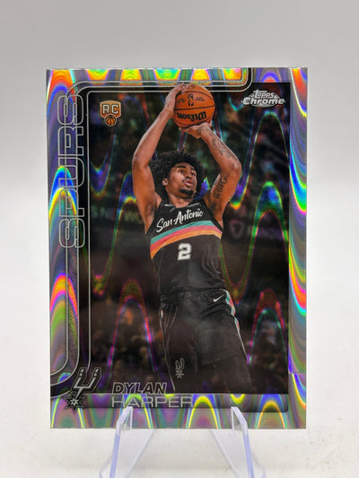 2025-26 Topps Chrome Update Dylan Harper Ray Wave