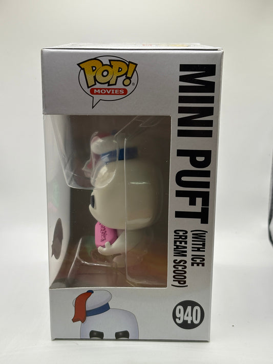Funko POP! Movies Ghostbusters Afterlife #940 Mini Puft with Ice Cream Scoop SE FRENLY BRICKS - Open 7 Days