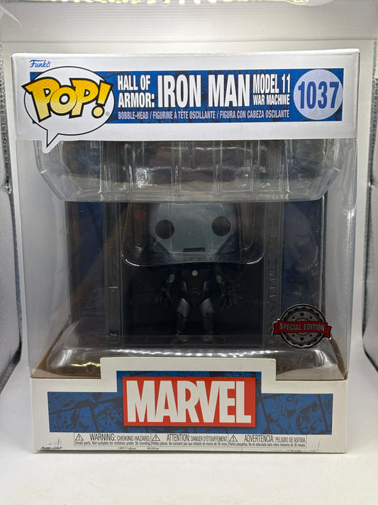 Funko POP! Marvel Hall of Armor : Iron Man Model 11 War Machine #1037 Special Edition - photo 1