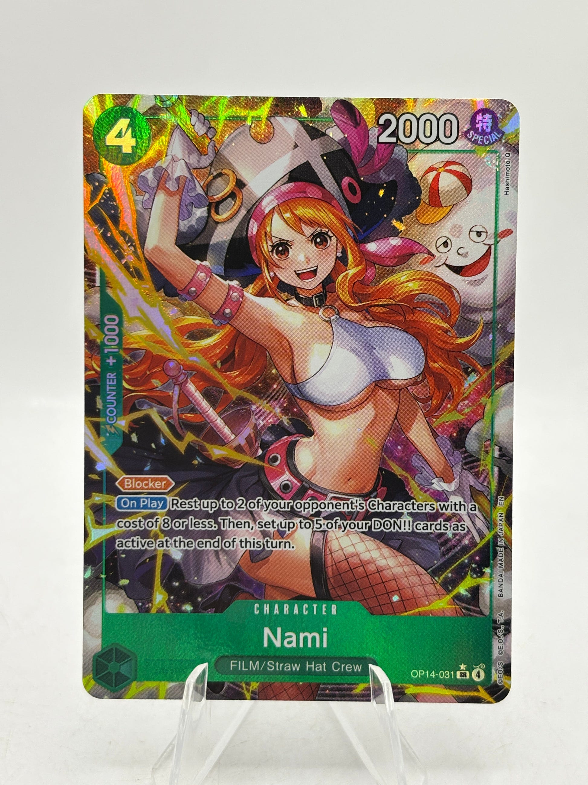 One Piece TCG OP14 - Nami OP14-031 SR* Alternate Art NM FRENLY BRICKS - Open 7 Days image 1