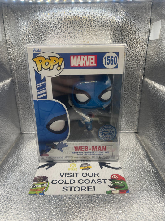 Funko POP! Marvel Spider-Man #1560 Web-Man FRENLY BRICKS - Open 7 Days