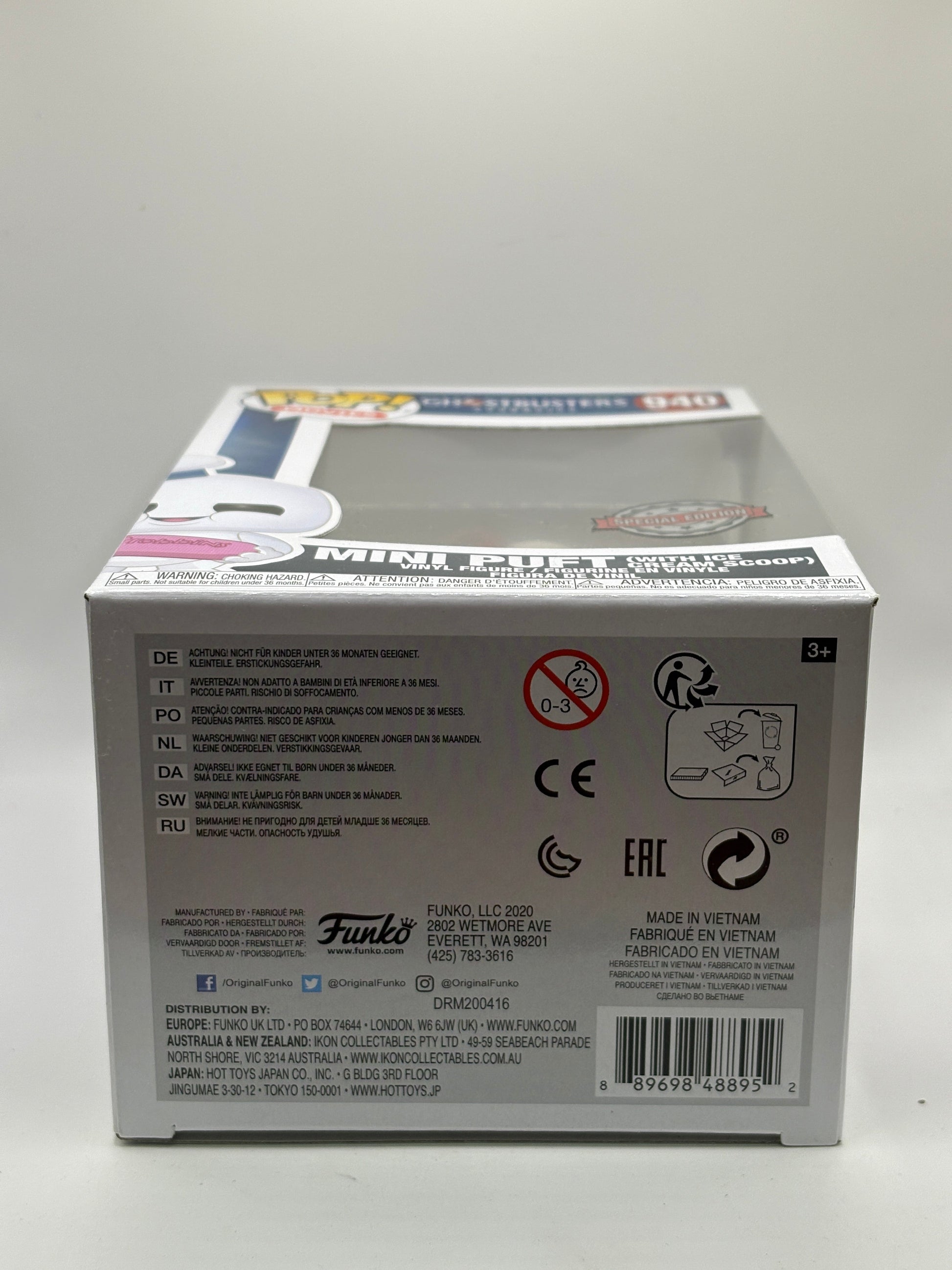 Funko POP! Movies Ghostbusters Afterlife #940 Mini Puft with Ice Cream Scoop SE FRENLY BRICKS - Open 7 Days