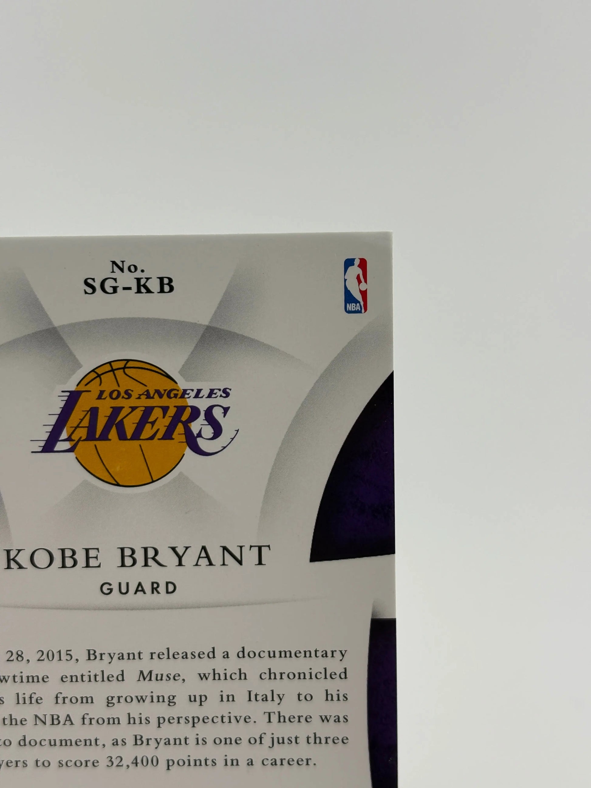 2014-15 Panini Immaculate Collection Basketball - Kobe Bryant SG-KB Sole Of The Game 02/15 FRENLY BRICKS - Open 7 Days