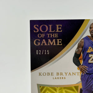 2014-15 Panini Immaculate Collection Basketball - Kobe Bryant SG-KB Sole Of The Game 02/15 FRENLY BRICKS - Open 7 Days