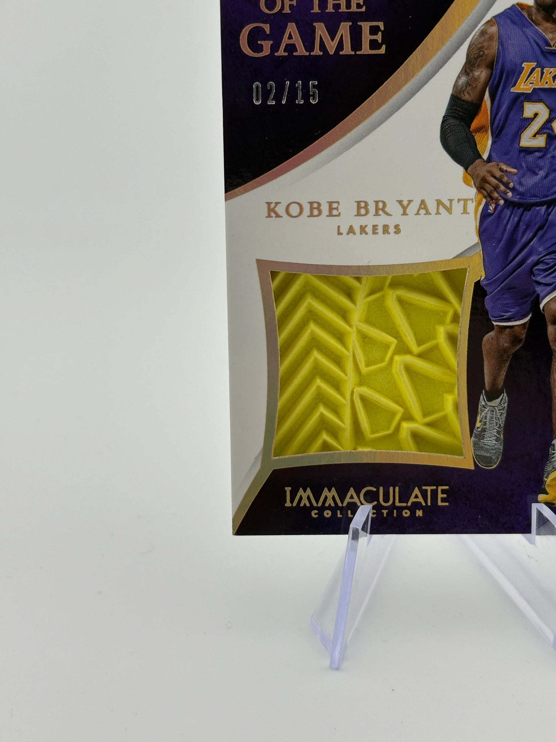 2014-15 Panini Immaculate Collection Basketball - Kobe Bryant SG-KB Sole Of The Game 02/15 FRENLY BRICKS - Open 7 Days