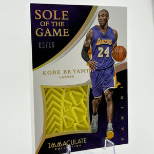 2014-15 Panini Immaculate Collection Basketball - Kobe Bryant SG-KB Sole Of The Game 02/15 FRENLY BRICKS - Open 7 Days