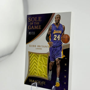 2014-15 Panini Immaculate Collection Basketball - Kobe Bryant SG-KB Sole Of The Game 02/15 FRENLY BRICKS - Open 7 Days