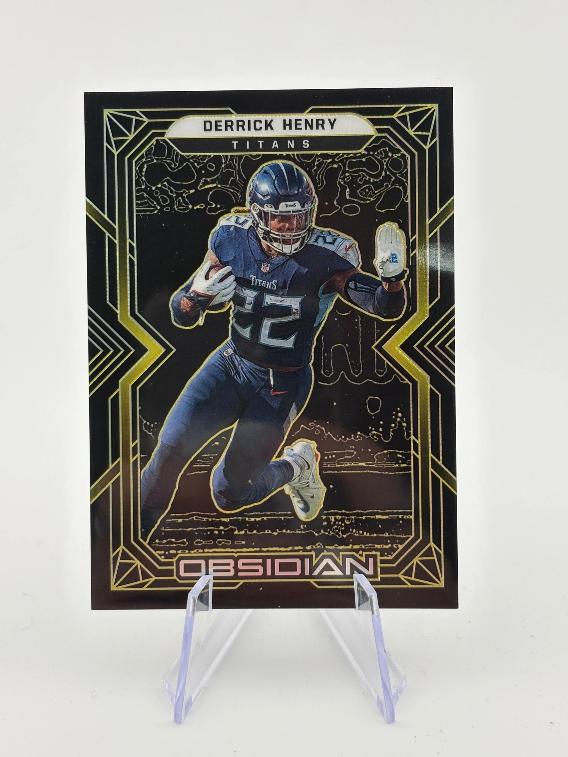 2022 Derrick Henry Obsidian /25 Yellow Tennessee Titans FRENLY BRICKS - Open 7 Days