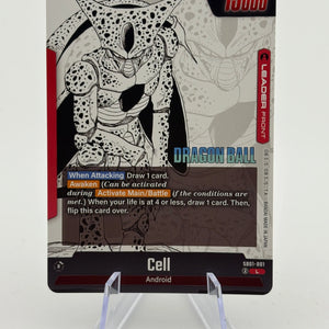Cell SB01-001 L Foil DBS Fusion World Manga Booster Leader Card NM/M FRENLY BRICKS - Open 7 Days