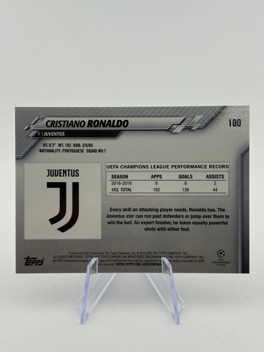 2019-20 Topps Chrome Sapphire Cristiano Ronaldo UCL Image Variation FRENLY BRICKS - Open 7 Days