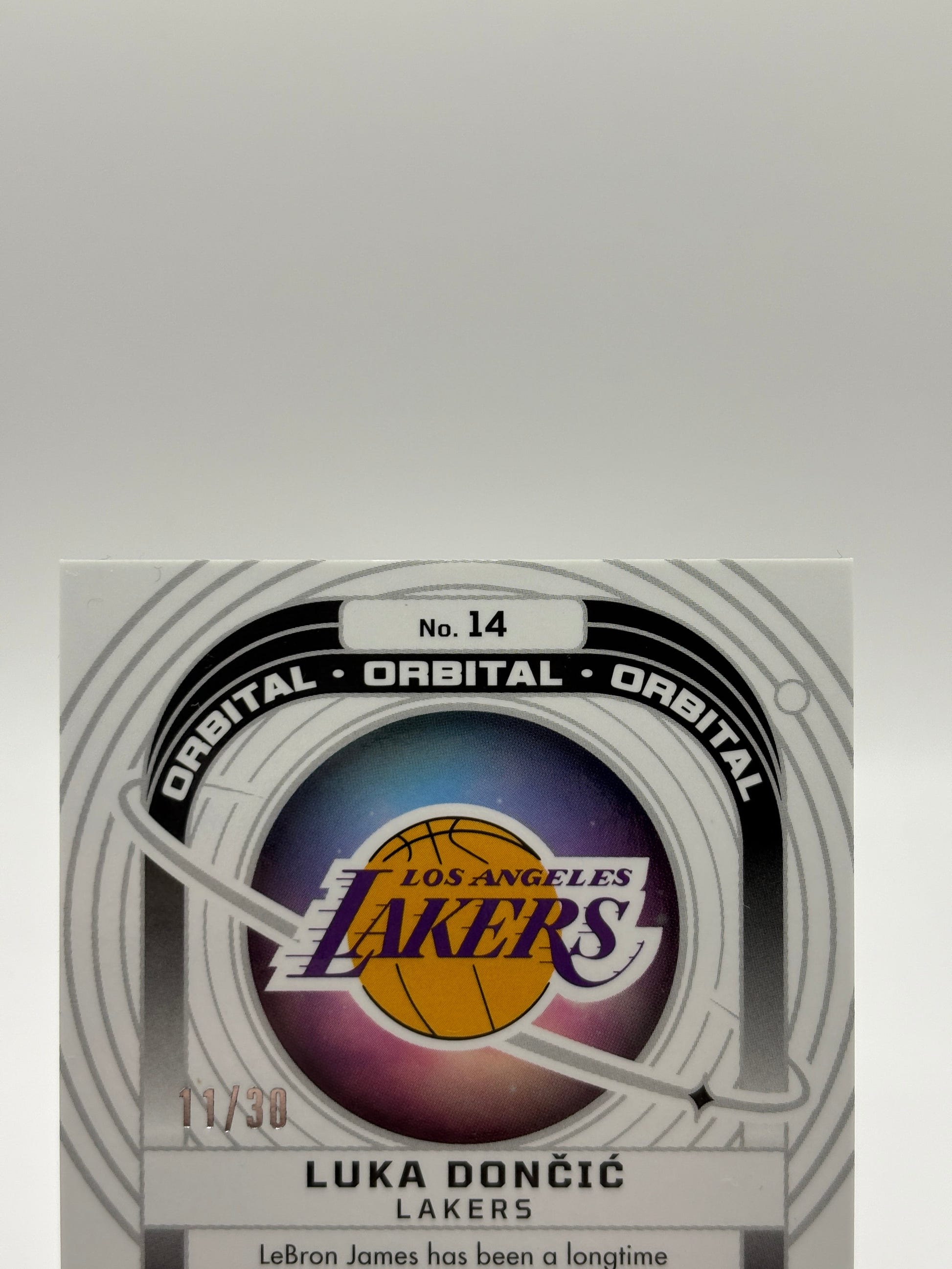 2024-25 Panini Obsidian Basketball - Luka Doncic #14 11/30 Orbital Blue FRENLY BRICKS - Open 7 Days image 3