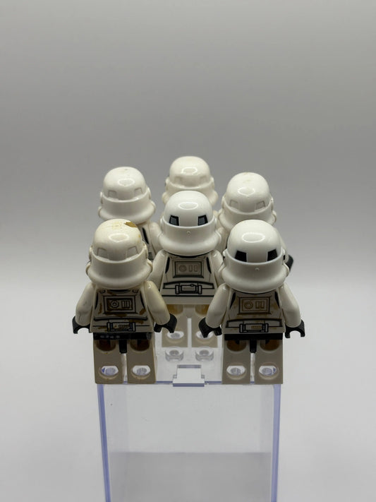 Lego Star Wars Imperial Storm Trooper Minifigure Lot x6 FRENLY BRICKS - Open 7 Days