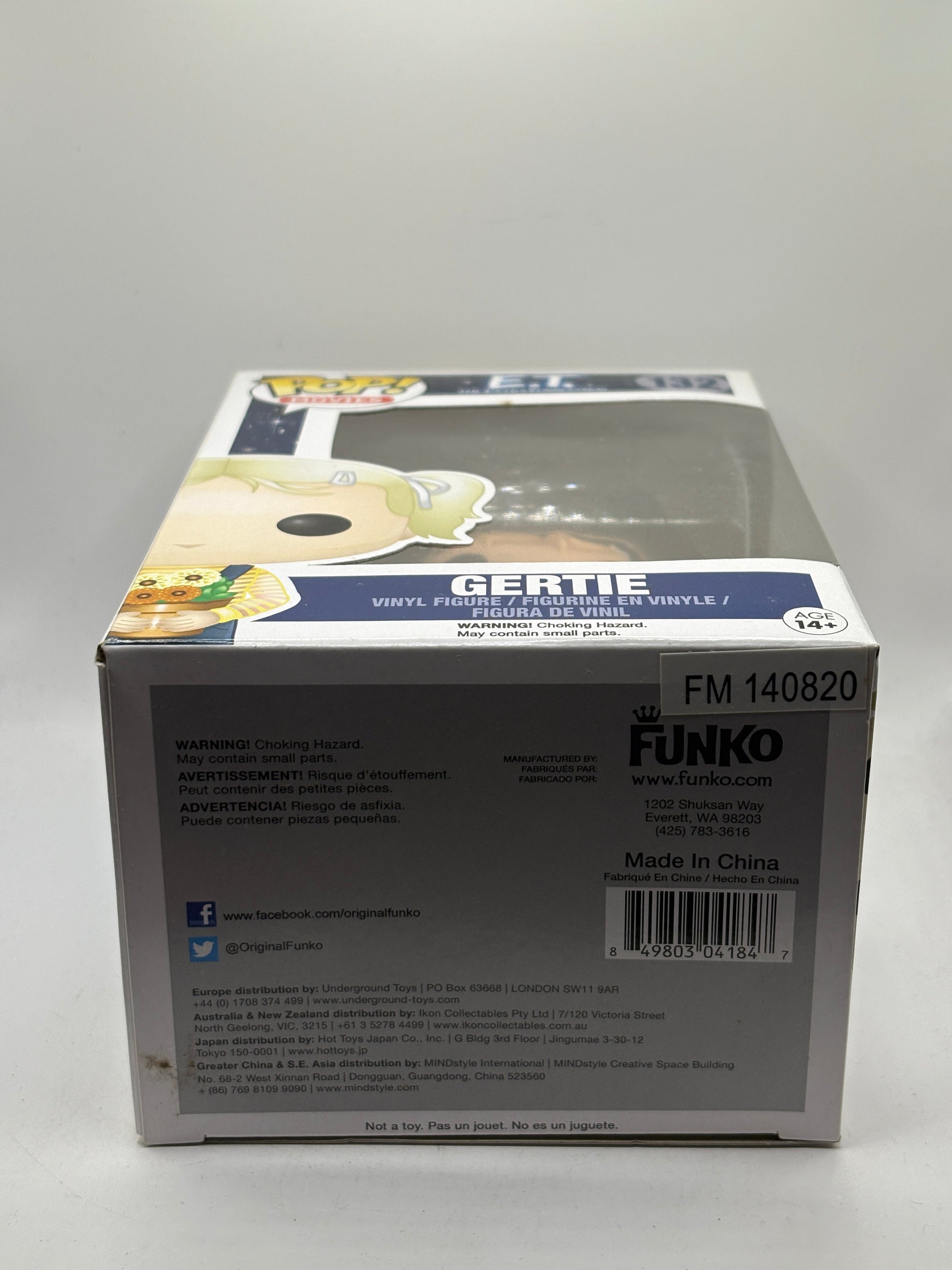 Funko POP! Movies E.T #132 Gertie Vinyl Figure FRENLY BRICKS - Open 7 Days