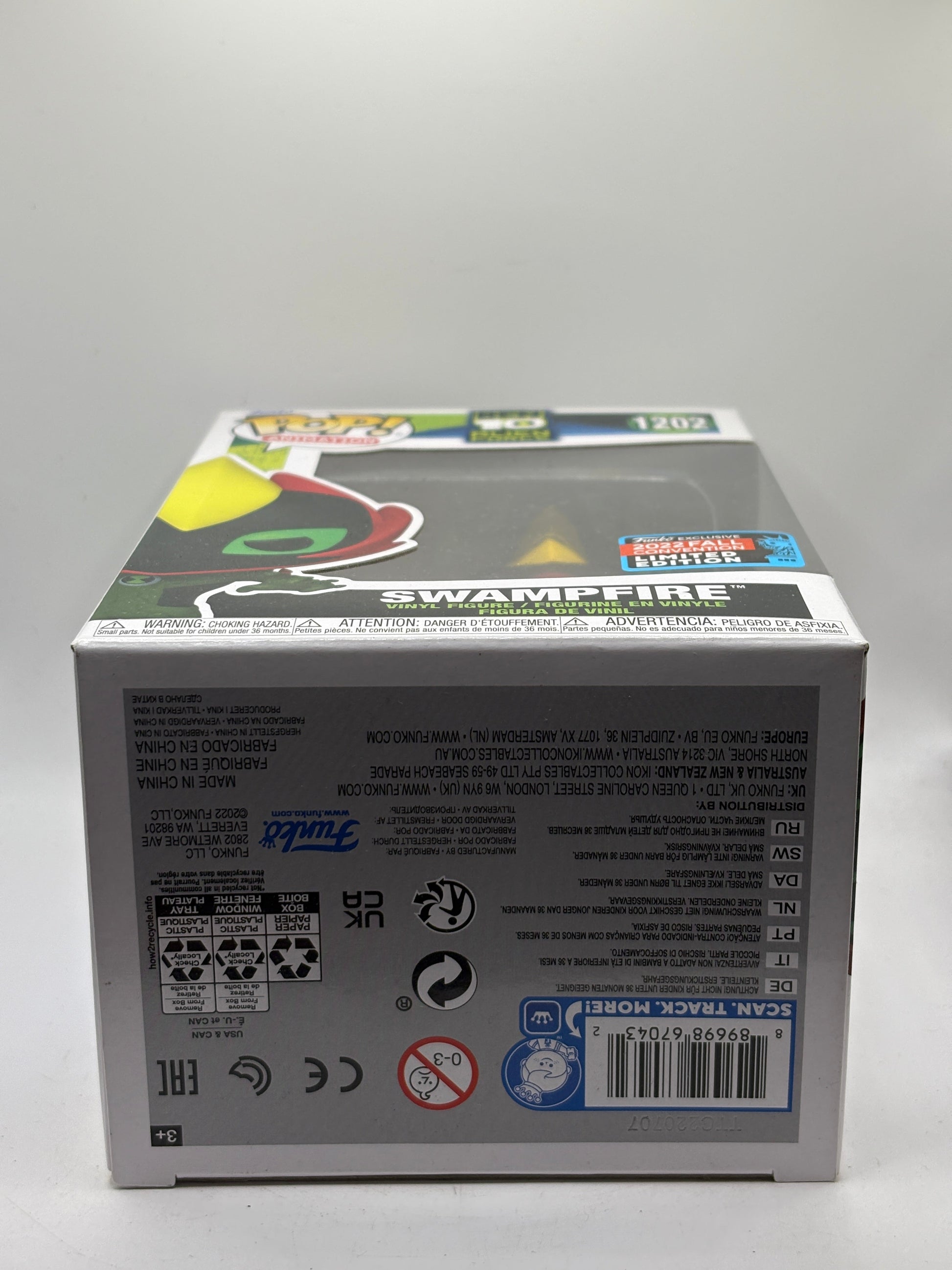 Funko POP! Animation Ben 10 Alien Force #1202 Swampfire 2022 Fall Con Le FRENLY BRICKS - Open 7 Days