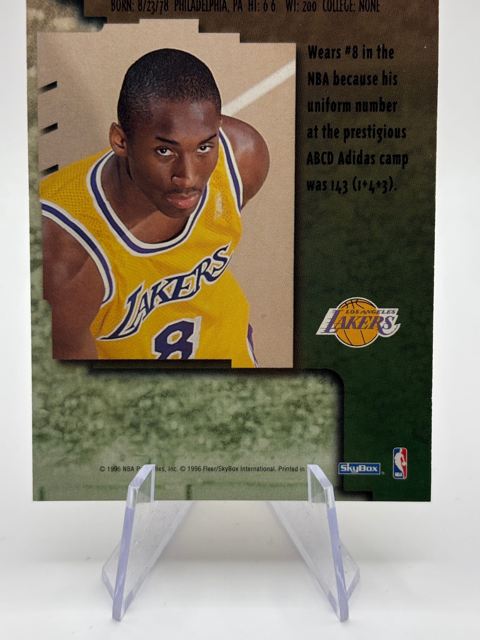 1996-97 SkyBox Premium - Kobe Bryant #55 Rookie Card Lakers FRENLY BRICKS - Open 7 Days image 4