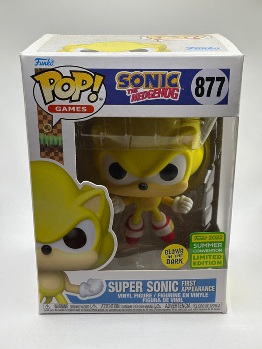 Funko POP! Games Sonic the Hedgehog #877 Super Sonic First Appearance 2022 Summer FRENLY BRICKS - Open 7 Days