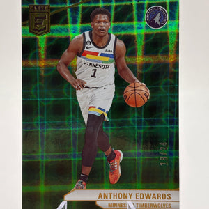2023-24 Panini Donruss Elite Basketball - Anthony Edwards #23 /24 Hyper Green FRENLY BRICKS - Open 7 Days