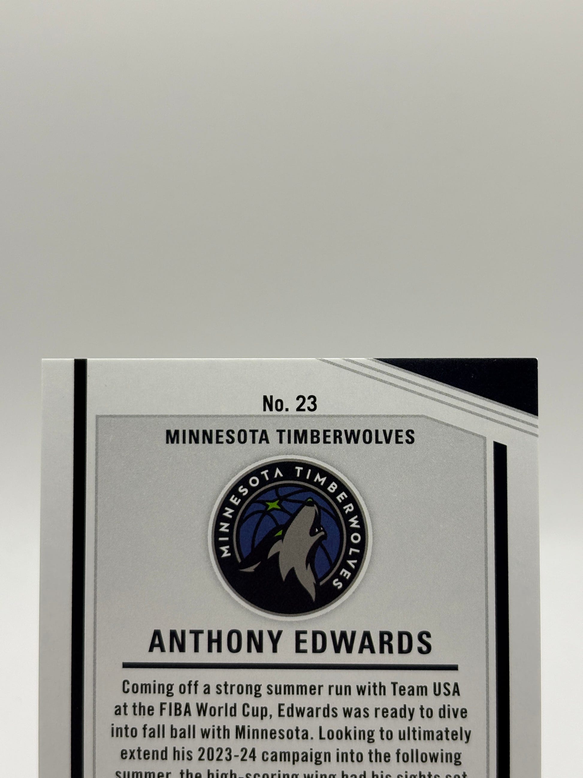 2023-24 Panini Donruss Elite Basketball - Anthony Edwards #23 /24 Hyper Green FRENLY BRICKS - Open 7 Days image 3