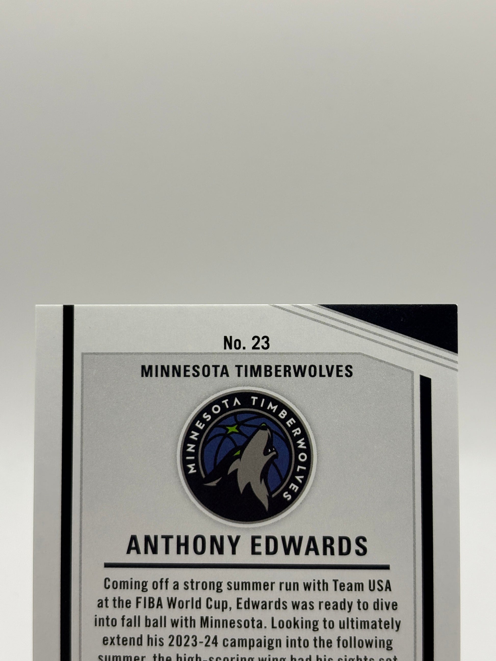 2023-24 Panini Donruss Elite Basketball - Anthony Edwards #23 /24 Hyper Green FRENLY BRICKS - Open 7 Days