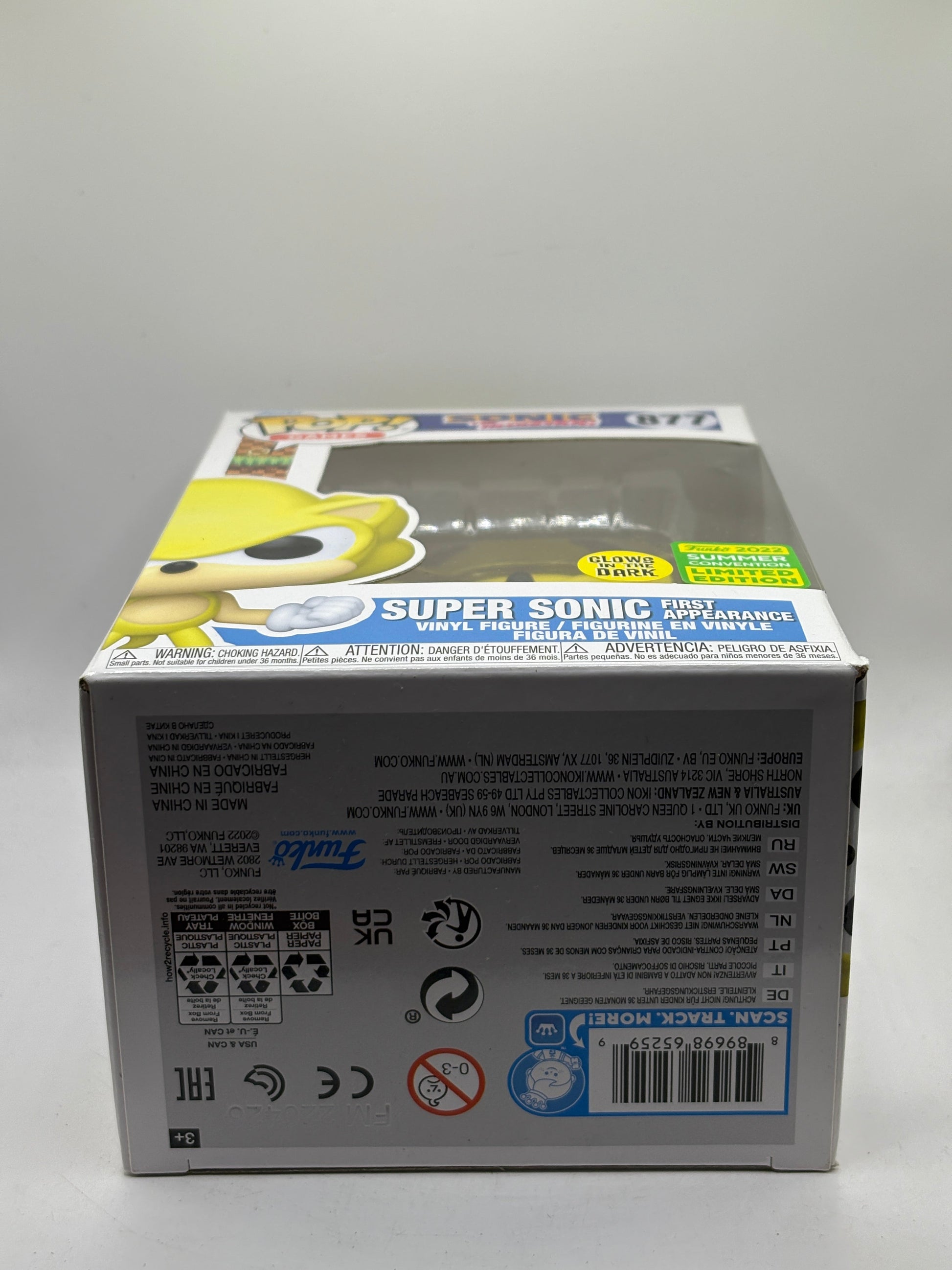 Funko POP! Games Sonic the Hedgehog #877 Super Sonic First Appearance 2022 Summer FRENLY BRICKS - Open 7 Days
