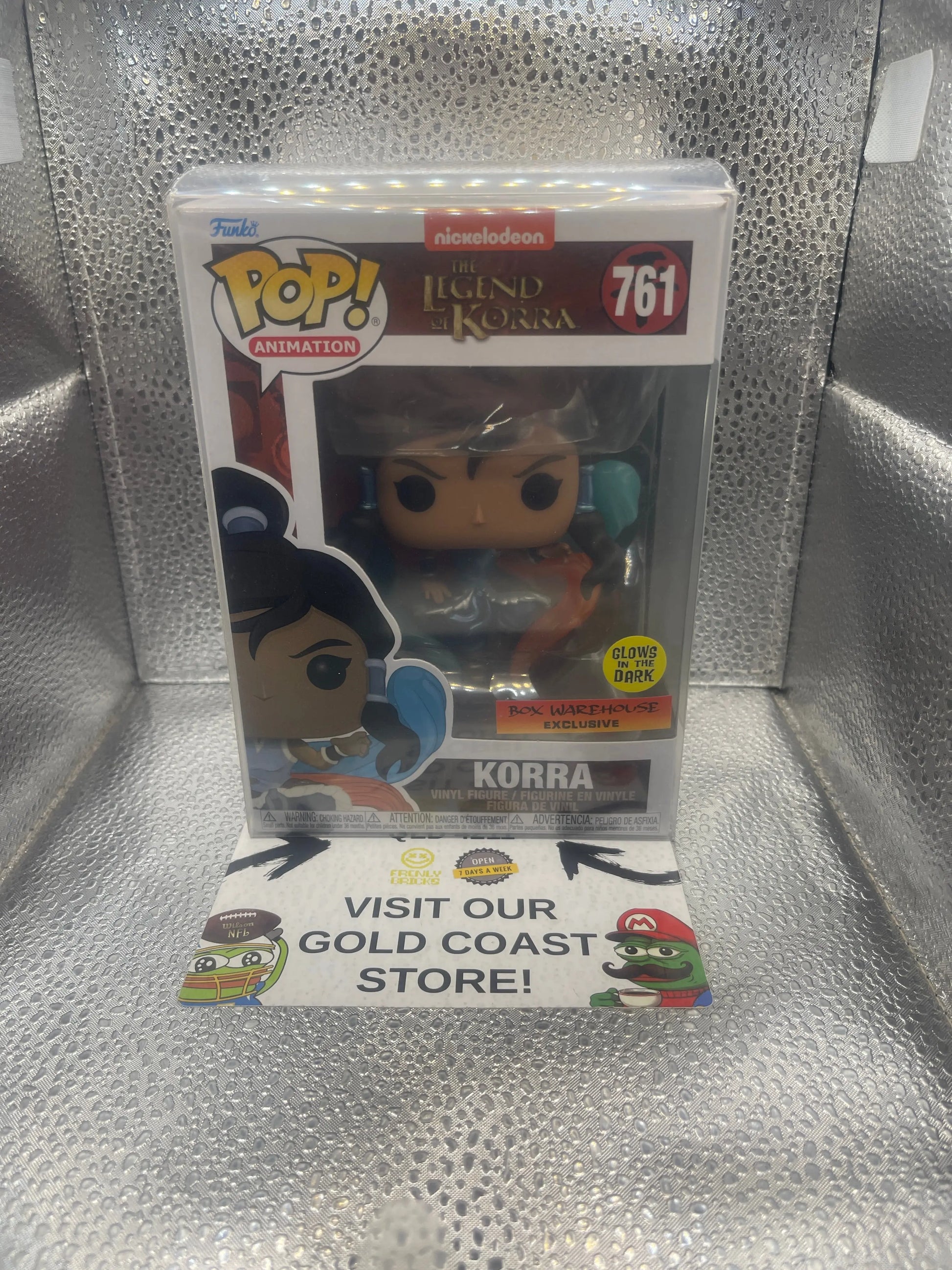Funko Pop! Korra #761 Glows in the Dark Metallic Box Warehouse Exclusive FRENLY BRICKS - Open 7 Days