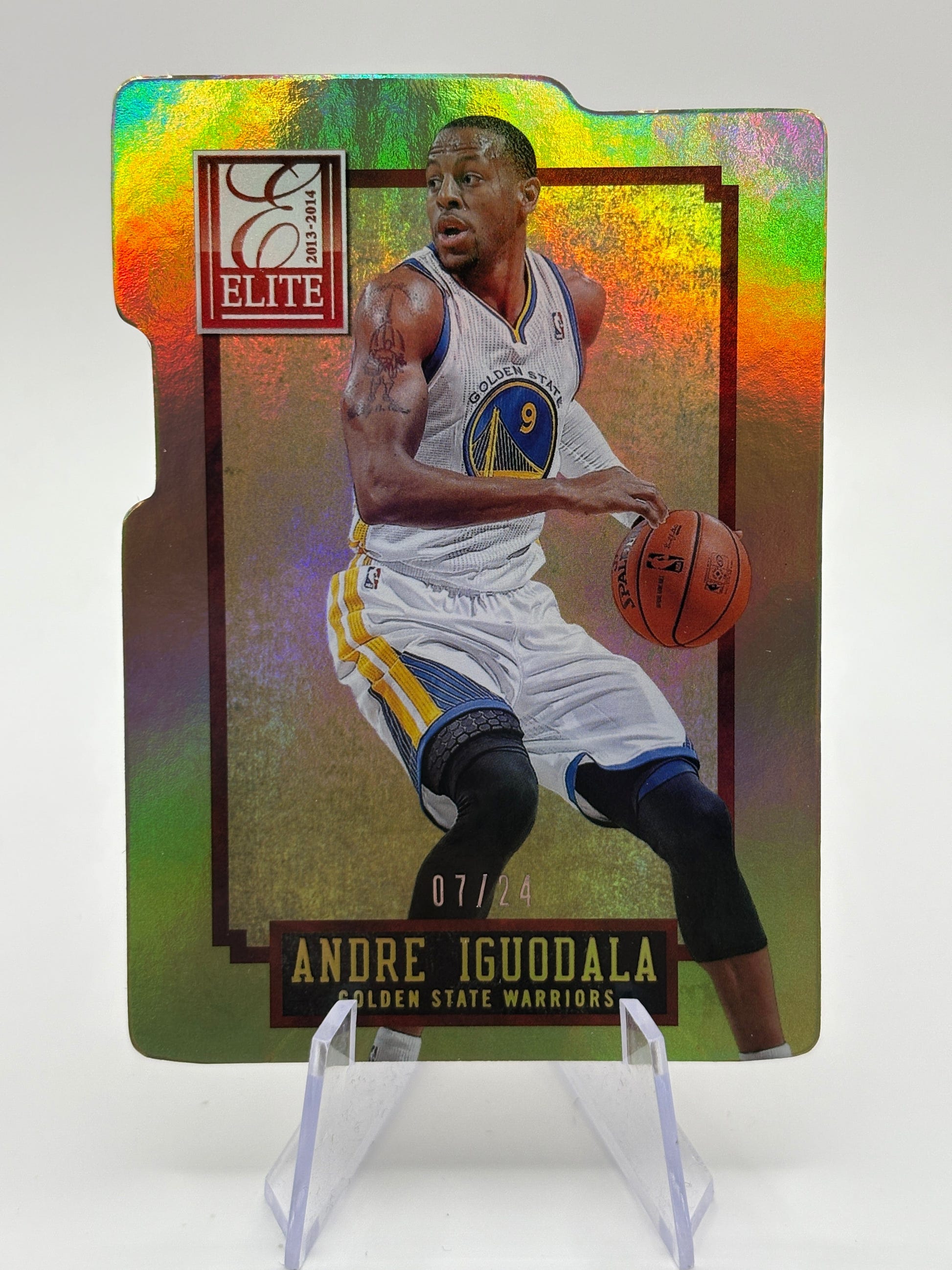 2013-14 Panini Elite Basketball - Andre Iguodala #25 Gold Diecut /24 FRENLY BRICKS - Open 7 Days image 1