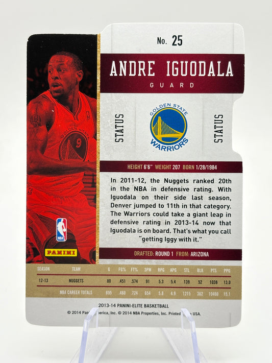2013-14 Panini Elite Basketball - Andre Iguodala #25 Gold Diecut /24 FRENLY BRICKS - Open 7 Days