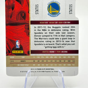 2013-14 Panini Elite Basketball - Andre Iguodala #25 Gold Diecut /24 FRENLY BRICKS - Open 7 Days