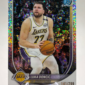 2025-26 Bowman Luka Doncic Speckle Refractor /299 Los Angeles Lakers FRENLY BRICKS - Open 7 Days