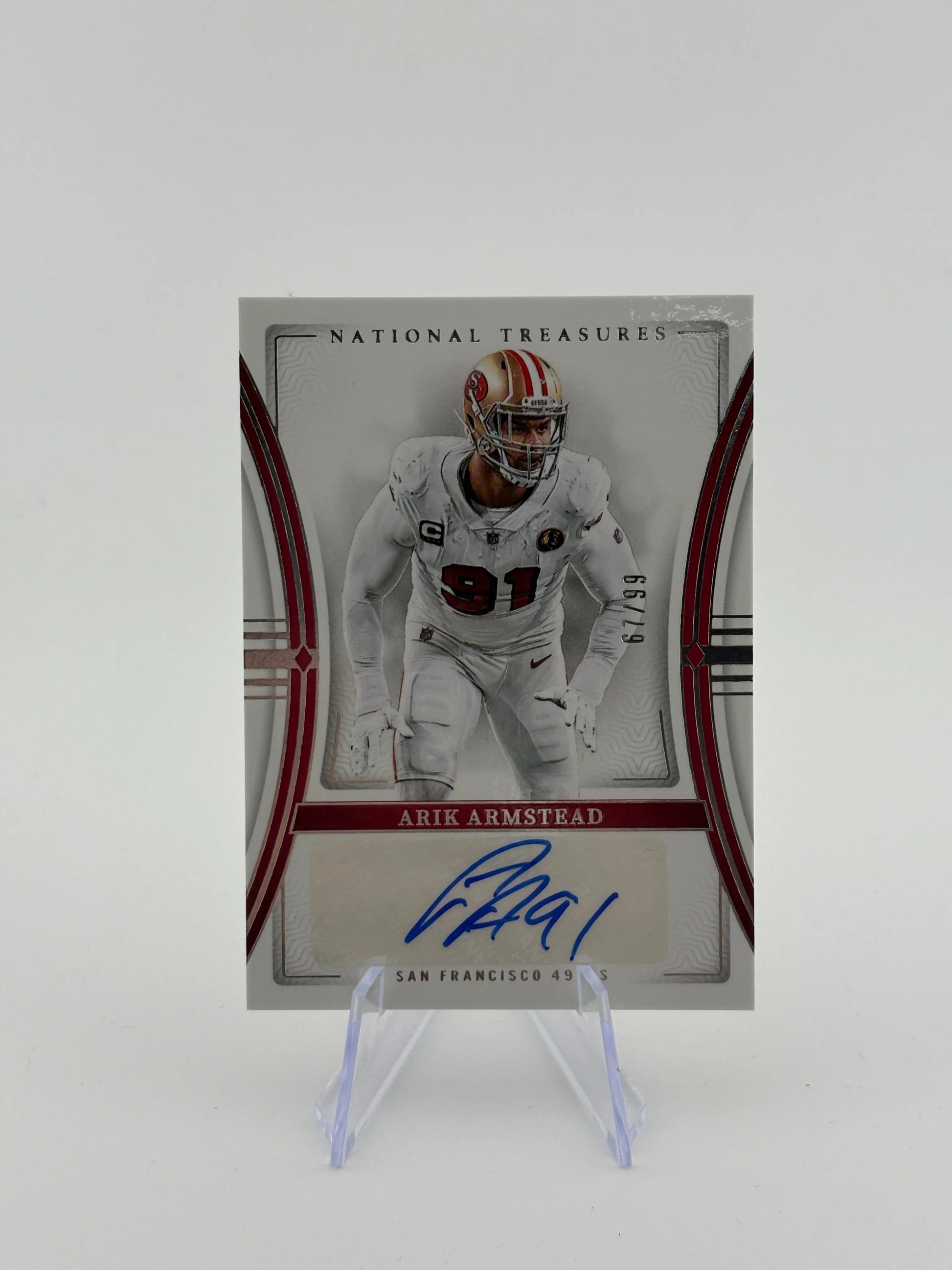 2023 Panini National Treasures - Signatures Arik Armstead #SIG-AAR /99 TC9838 FRENLY BRICKS - Open 7 Days