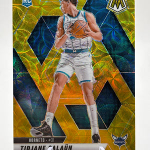 2024-25 Panini Mosaic Basketball - Tidjane Salaun #241 /10 Yellow Blue Scope FRENLY BRICKS - Open 7 Days