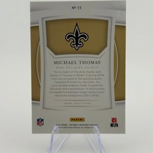 2019 Panini National Treasures Football Michael Thomas 2/5 FRENLY BRICKS - Open 7 Days