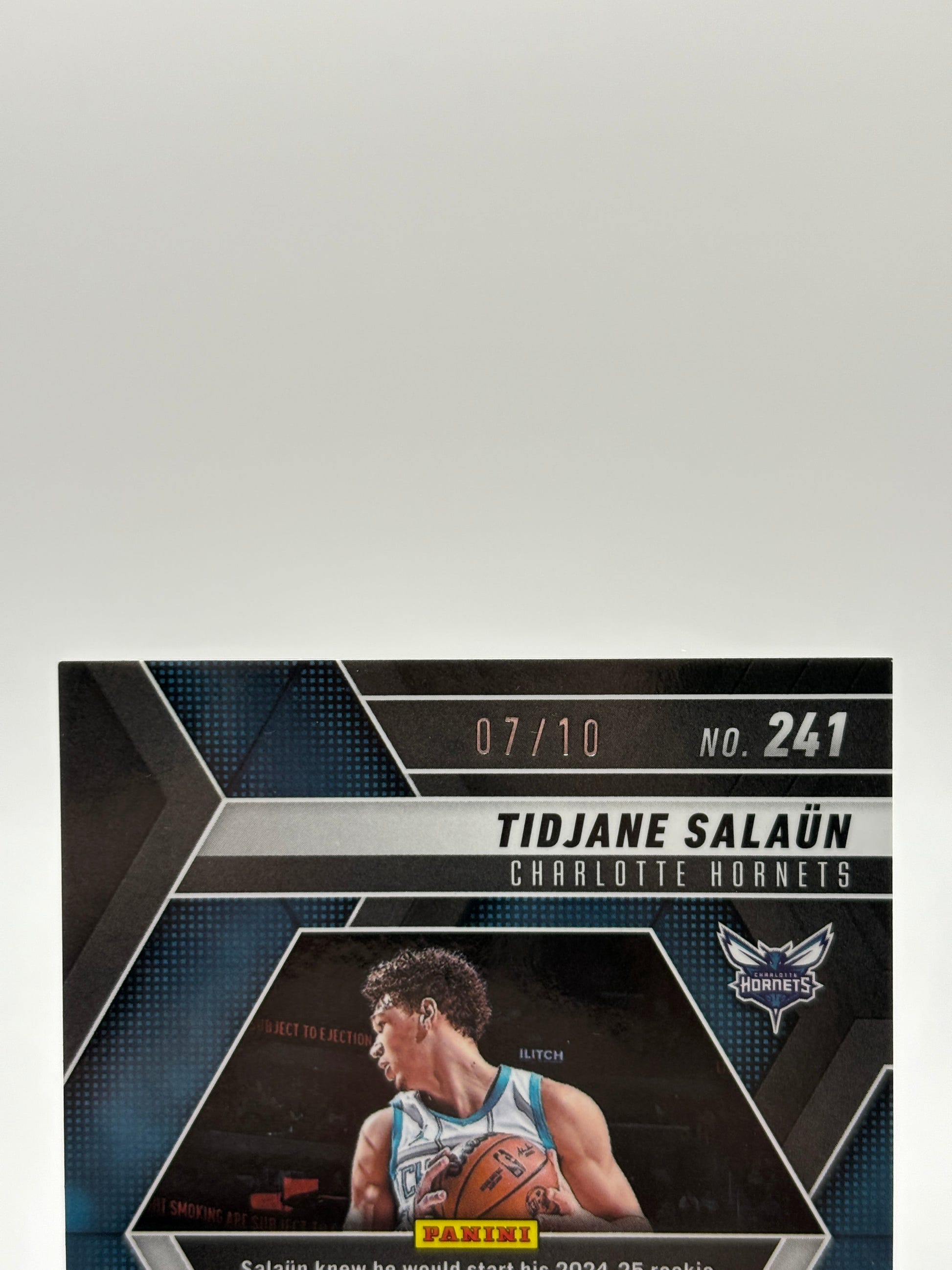 2024-25 Panini Mosaic Basketball - Tidjane Salaun #241 /10 Yellow Blue Scope FRENLY BRICKS - Open 7 Days image 3
